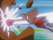 Mach Punch being used by Kiyo's Hitmonchan.