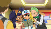 Cilan and Iris cannot believe a photo