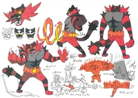 Concept artwork of Incineroar.