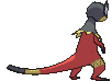 Heliolisk's Shiny back sprite