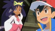 Pokémon Champions Ash Ketchum and Iris