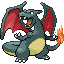Charizard's FireRed and LeafGreen shiny sprite