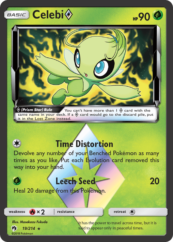 Celebi Prism Lost Thunder Pokemon Wiki Fandom Celebi Prism Lost Thunder Pokemon Wiki Fandom