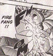 Fire Fang being used by B-2's Drapion (In Diamond and Pearl Adventure!).