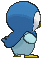 Piplup's back sprite