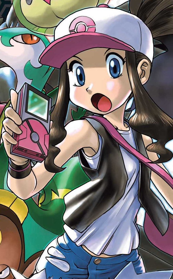 Emerald's hair is so good.  Pokemon adventures manga, Pokemon