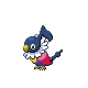 Chatot's Pokémon Diamond Version and Pokémon Pearl Version Shiny sprite