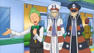 Cilan and his friends, Ingo and Emmet