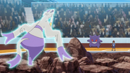 Arcobatics performed by Korrina's Mienshao.