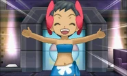 A Pokémon battle against Phoebe is initiated in Pokémon Omega Ruby and Pokémon Alpha Sapphire