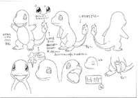 Charmander concept art