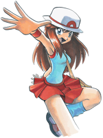 Leaf in Pokémon Adventures (manga)
