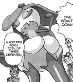 Mallow sent Steenee to help her and Moon in search for Mirage Berry. She also sent it to battle Team Skull grunts.