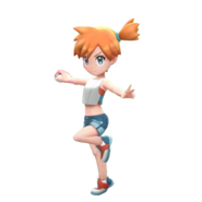 Misty's sprite in Let's Go Pikachu & Let's Go Eevee