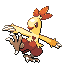 Combusken's Pokémon Ruby Version and Pokémon Sapphire Version Shiny sprite