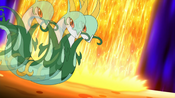 Serperior manages to dodge Fire Pledge