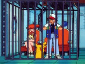 Ash and Misty are captured