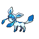 Glaceon's Diamond and Pearl shiny sprite