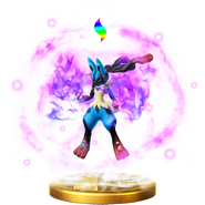 Mega Evolution (Lucario) trophy SSBWU