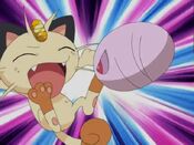 Meowth gets tackled