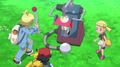 Clemont's invention going on a rampage