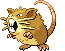 Raticate's Pokémon Black Version and Pokémon White Version sprite ♂
