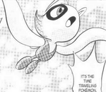 Celebi is a Pokémon that Ruby befriended in the Johto Reigon. He used it in the battle against Seviper. Later he used it aginst Archie and Maxie to take the orbs from them and shatter them, and proceeded to use its time travel powers to heal everyone, then fly away.