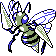 0015Beedrill G Shiny.png (1 KB) Beedrill's Pokémon Gold Version Shiny sprite