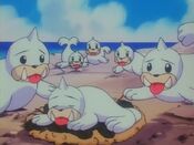 Nurse Joy imagines the sick Seel