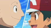 Ash battles Tierno