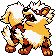 Arcanine's Pokémon Crystal Version sprite