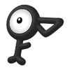 0201Unown F Pokémon HOME