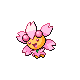 Cherrim's Pokémon HeartGold Version and Pokémon SoulSilver Version Shiny sprite ♀