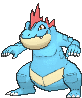 Feraligatr's X and Y/Omega Ruby and Alpha Sapphire sprite