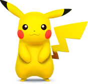 Pikachu's artwork from Super Smash Bros. for Nintendo 3DS and Wii U.