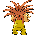Exeggutor's Shiny back sprite