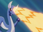 Clair's Dragonair using Hyper Beam