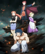 The Kanto Elite Four in Origins.