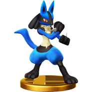 Lucario trophy SSBWU