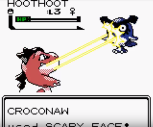 Scary face is not so scary, Pokémon