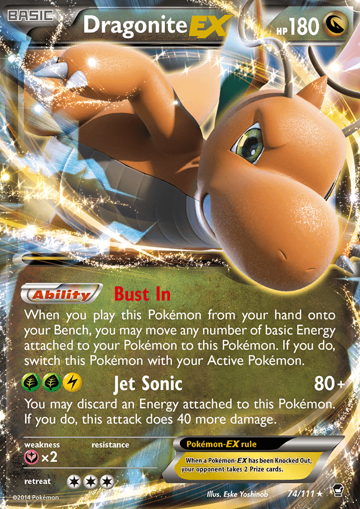 Dragonite Ex Furious Fists Pokemon Wiki Fandom