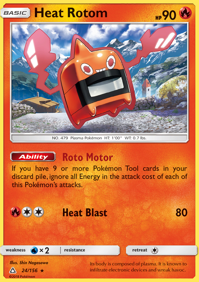 Heat Rotom Ultra Prism Pokemon Wiki Fandom