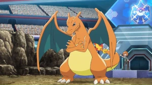 Trevor's Charizard.
