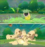 Power Whip depicted in Pokémon: Let's Go, Pikachu! and Pokémon: Let's Go, Eevee!