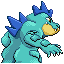 Feraligatr's Shiny back sprite