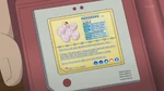Red captured a Exeggcute. His data was used to see if Blue had seen it attack him, although it was the much more powerful Mewtwo.