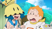 Lana scares Sophocles about Mimikyu