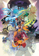 Art of Sun, Moon, and many more characters in Ultra Sun and Ultra Moon.