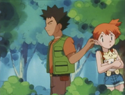 Brock pulling Misty away