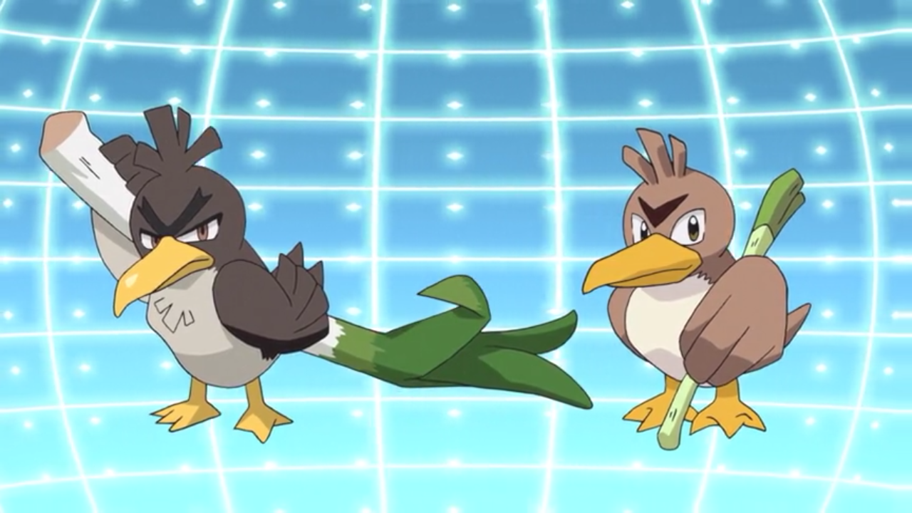 This Farfetch'd was just perfect for this reference.